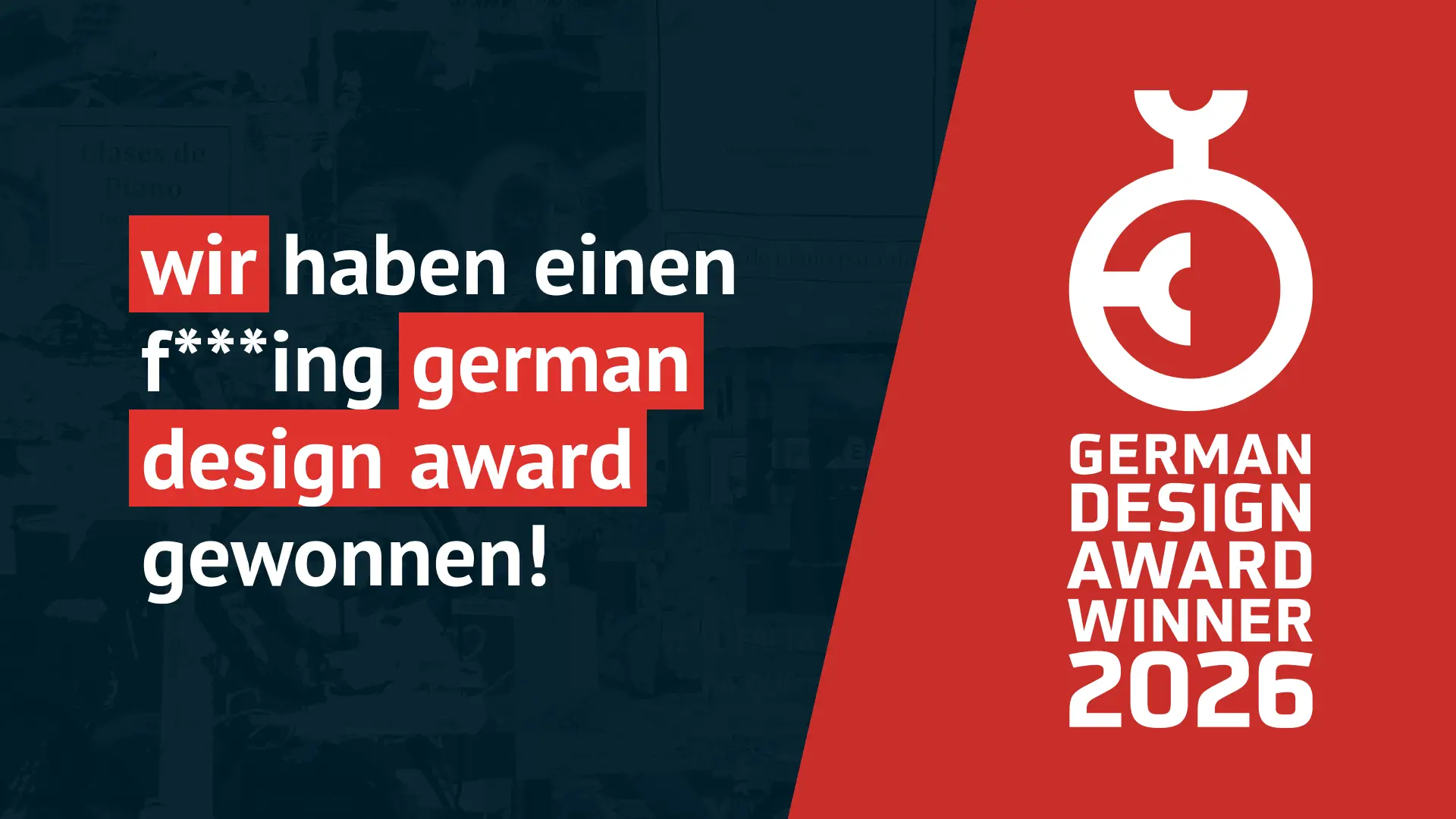 German Design Award 2026 für das Projekt eventfabrik münchen - WP Munich